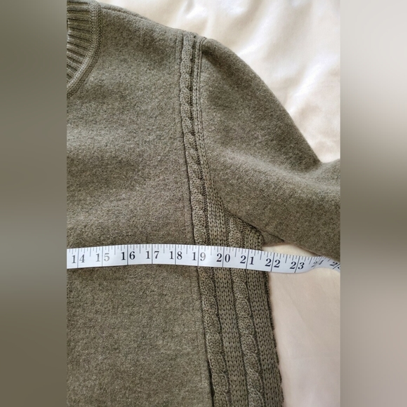 Vintage Litza Wool Green Button Down Cardigan Jacket Womens Medium - Picture 10 of 11